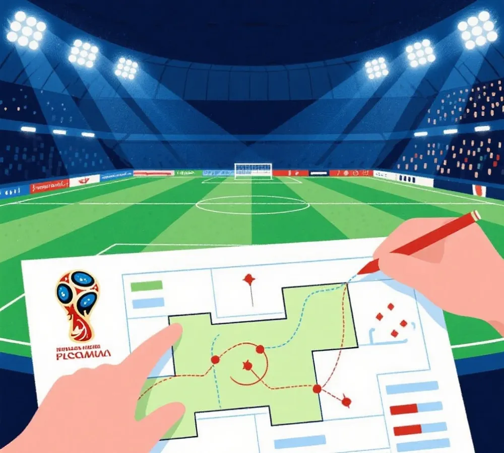 世界盃不同賽事階段策略示意圖